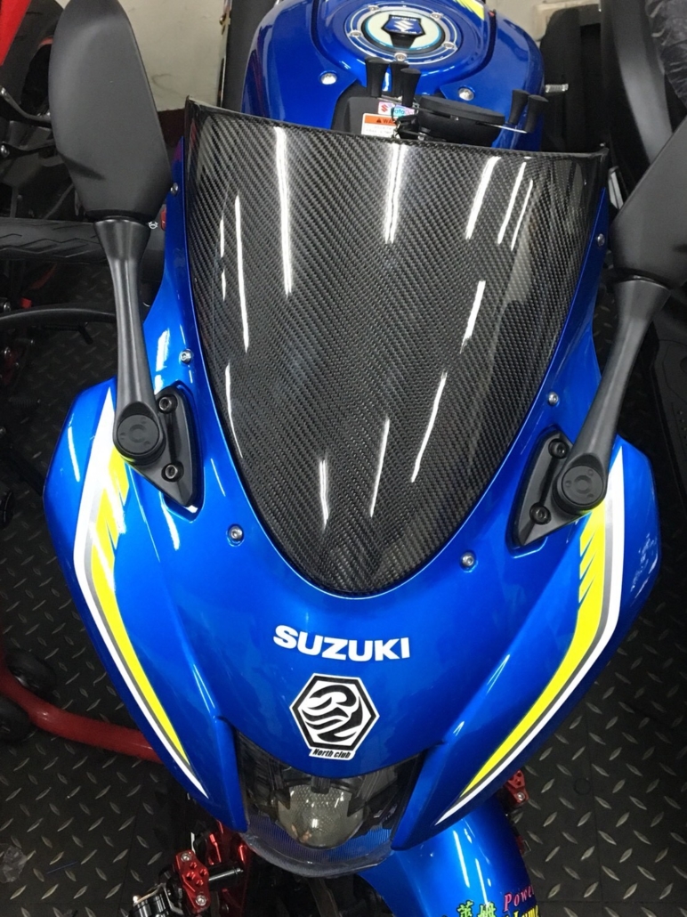 SUZUKI GSX-R125/150 カーボン ウィンドスクリーン - MOS